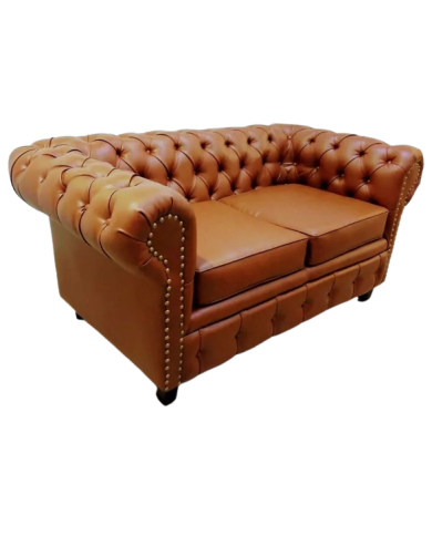 LOVESEAT CHESTERFIELD PIEL LEGÍTIMA LOVESEAT CHESTERFIELD PIEL LEGÍTIMA