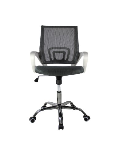 SILLA SECRETARIAL 107 MESH GRIS