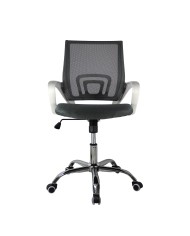 SILLA SECRETARIAL 107 MESH GRIS