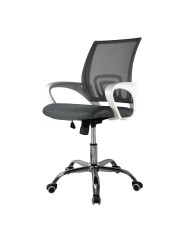 SILLA SECRETARIAL 107 MESH GRIS