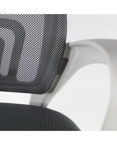 SILLA SECRETARIAL 107 MESH GRIS
