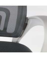 SILLA SECRETARIAL 107 MESH GRIS