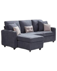 SOFÁ CONVERTIBLE 2 PZAS GRIS